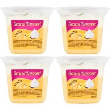Ehrmann Grand Dessert Vanilla 4 x 190g