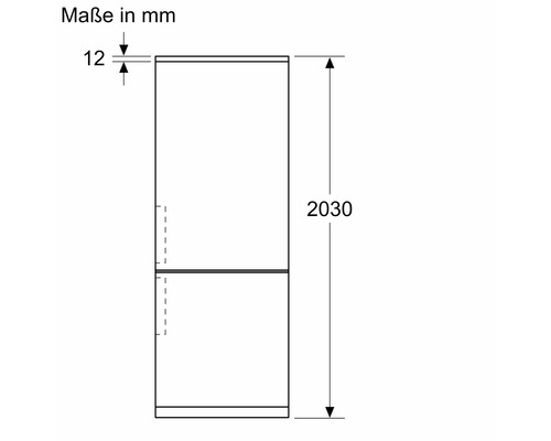 Bosch KGN39VICT koel-vriescombinatie, afmetingen (B x H x D): 60 x 203 x 66,5 cm, koelgedeelte: 260 l, vriesgedeelte: 103 l