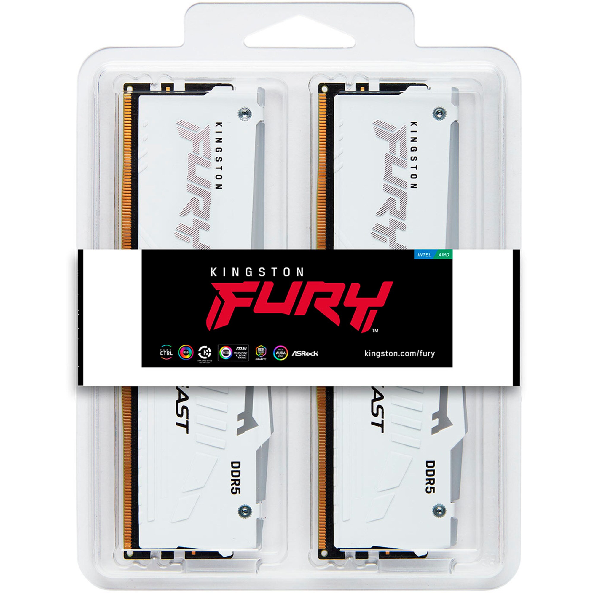Kingston FURY Arbeitsspeicher DIMM 64 GB DDR5-6400 (2x 32 GB) Dual-Kit