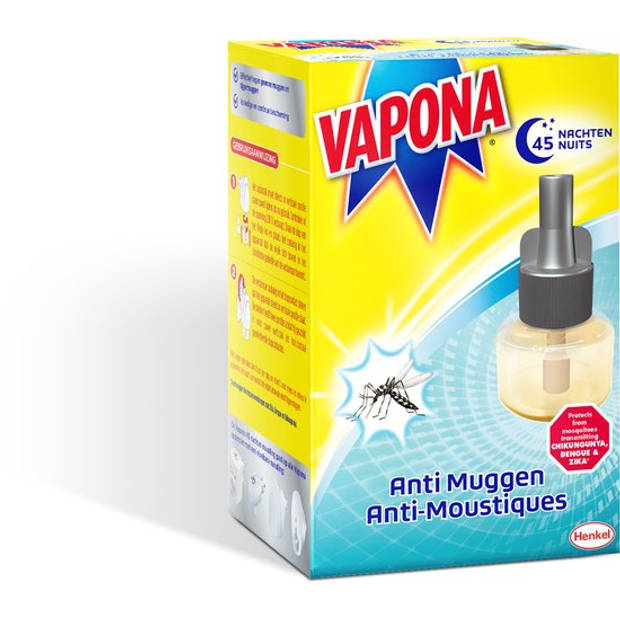 Vapona Insecten Bestrijding - Anti Mug Stekker Navulling