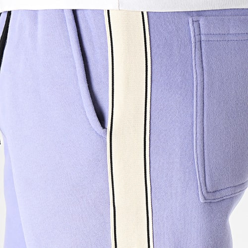 Pantalon Jogging A Bandes Lavande