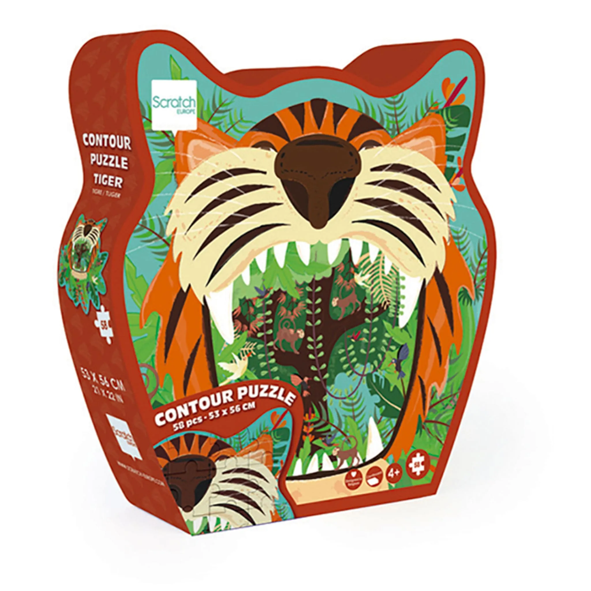 Scratch Casse-Tête 59 Pièces - Tigre