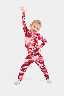 Nordbjørn Verbier Undertøy Bamboo, Camo Pink