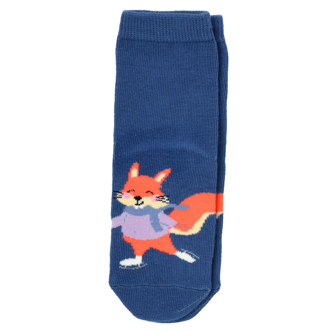 Topolino 5 Paar Mädchen Socken mit Tieren altrosa / blau / weiss