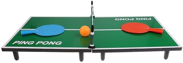 Lille bordtennisbord med tilbehør