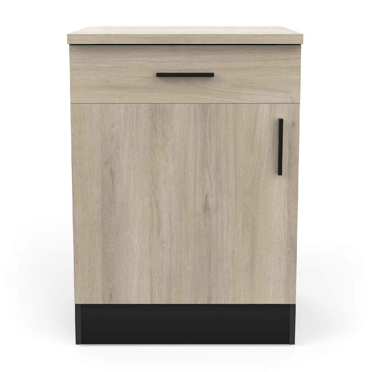 Pegane Meuble de Cuisine Bas - Chêne Kronberg