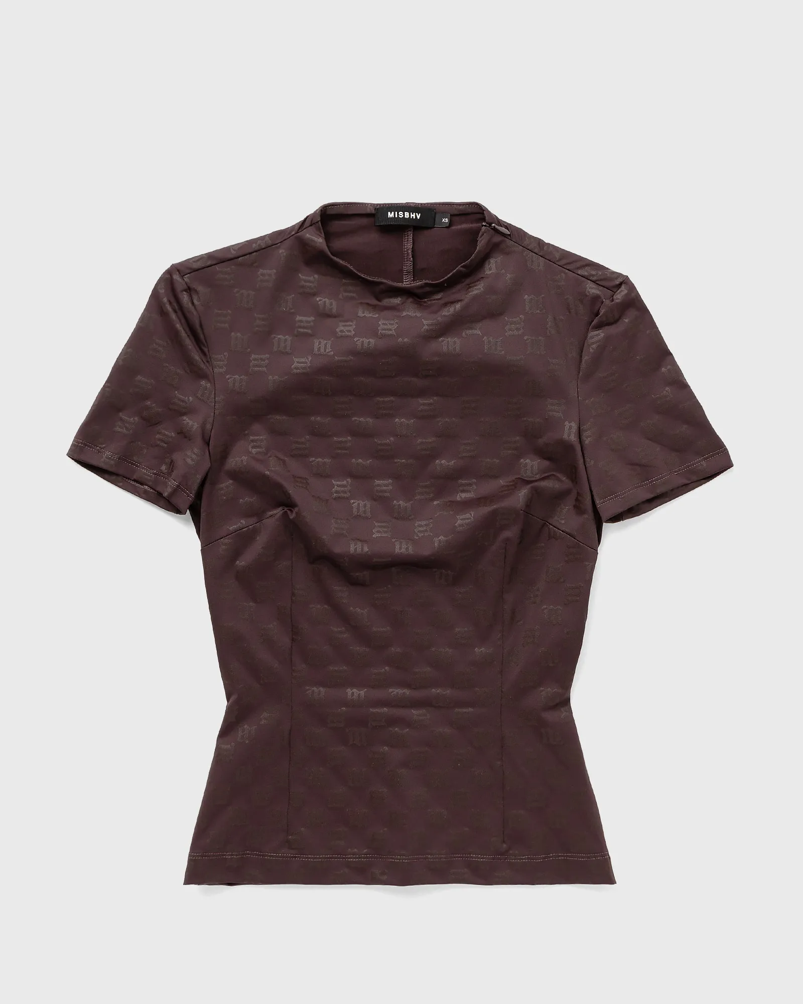 Camiseta MISBHV com monograma em lycra