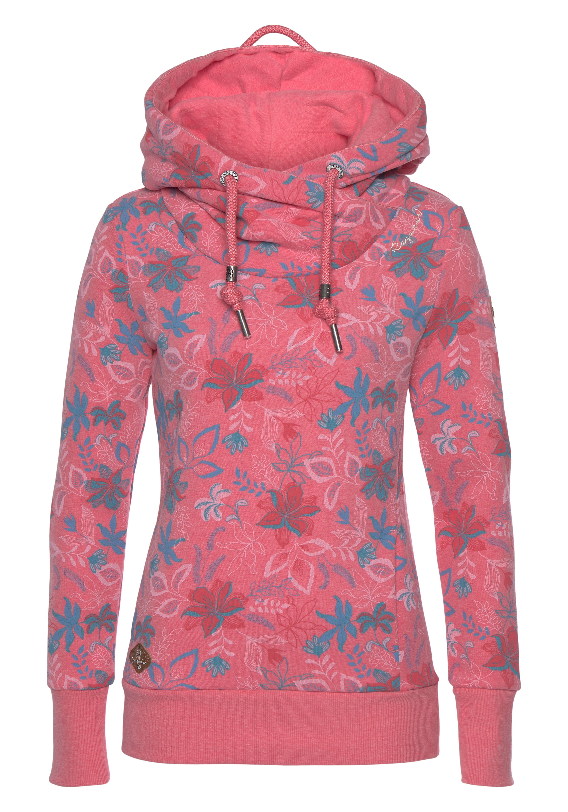 Ragwear Kapuzensweatshirt »GRIPY FLOWERS O«, Hoodie mit floralem All Over-Druck