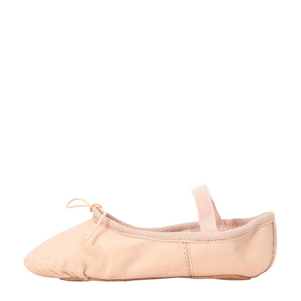 Papillon leren balletschoenen roze