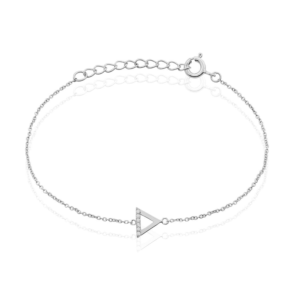 Bracelet Anna Argent Blanc Oxyde De Zirconium