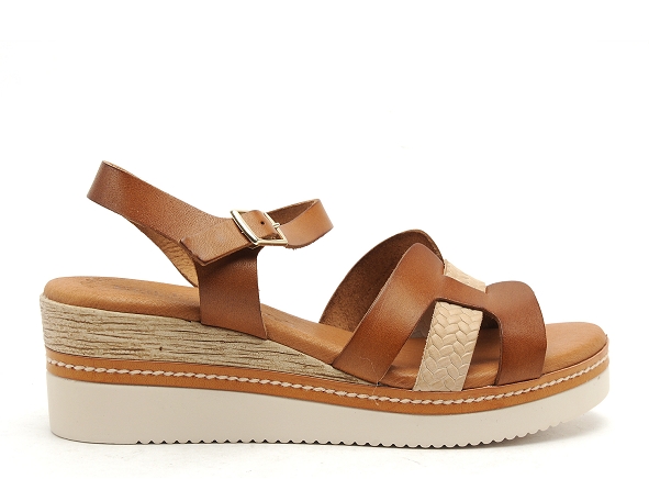 Eva frutos nu pieds talons femme 522 marron