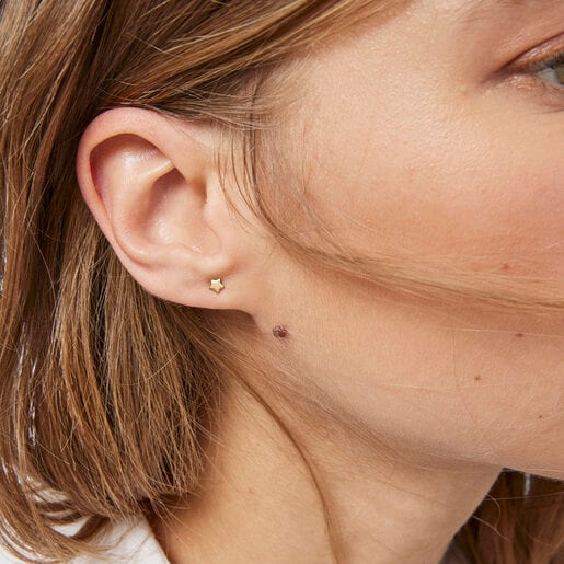 Brincos Cool Joy banhados a ouro 18k sobre prata