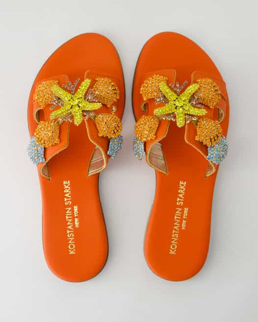 Konstantin Starke PS656 Pantoletten in Orange