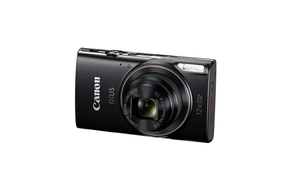Canon IXUS 285 HS - Digitalkamera - kompakt - 20.2 MP - 1080p / 30 fps - 12x optisk zoom - Wi-Fi, NFC - sort
