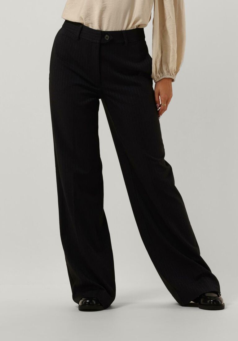 CO\\'COUTURE donkergrijze co'couture pantalon ida pin wide pant