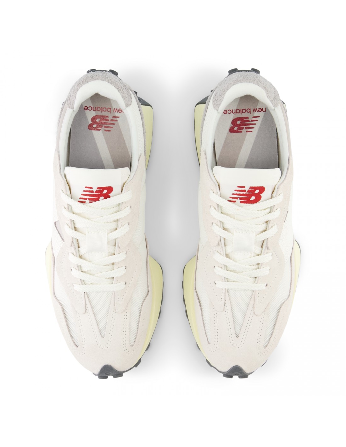 new balance Sneakers Femme 327 Blanc/Gris Daim