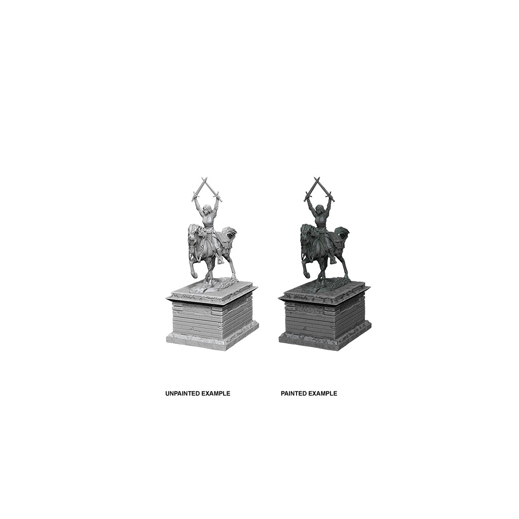 Wizkids Deep Cuts Unpainted Miniatures: Heroic Statue
