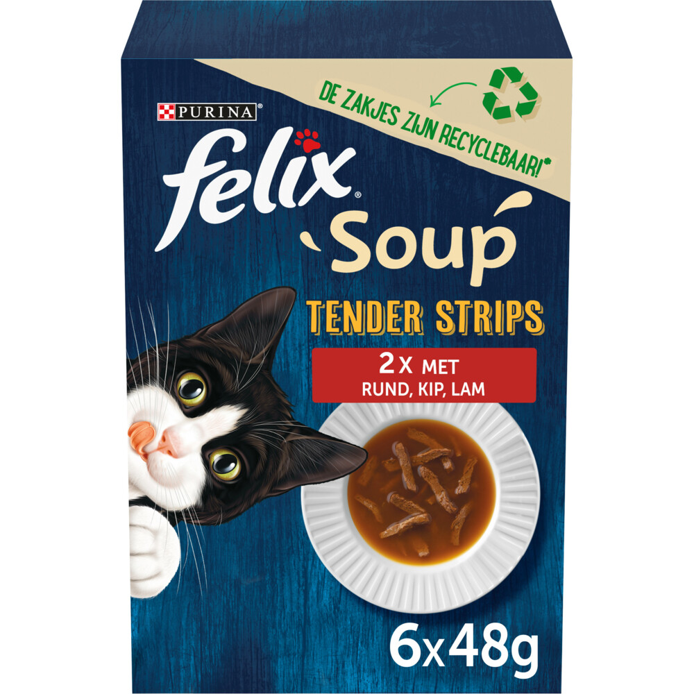 Felix Soup Rund - Kip Selectie6 x 48 gr