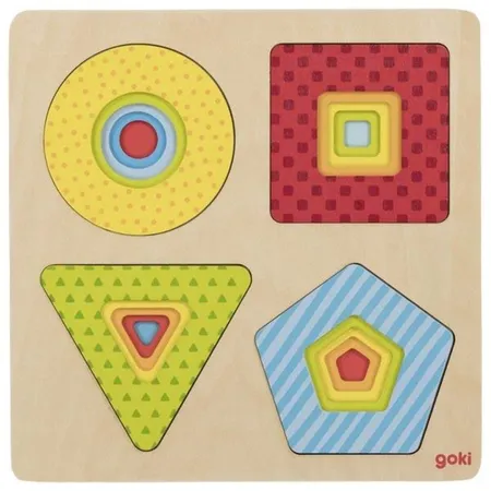goki Schichtenpuzzle Formen
