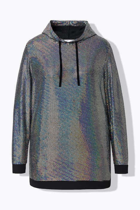 Hoodie, Regenbogen-Pailletten, Kapuze