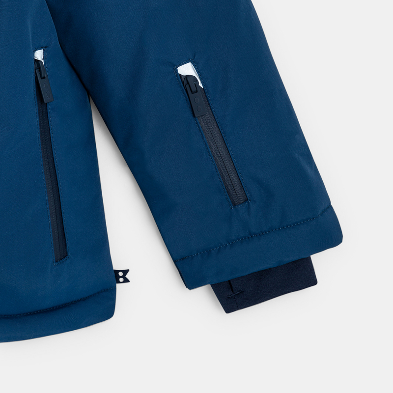 Blouson de ski bleu Garçon