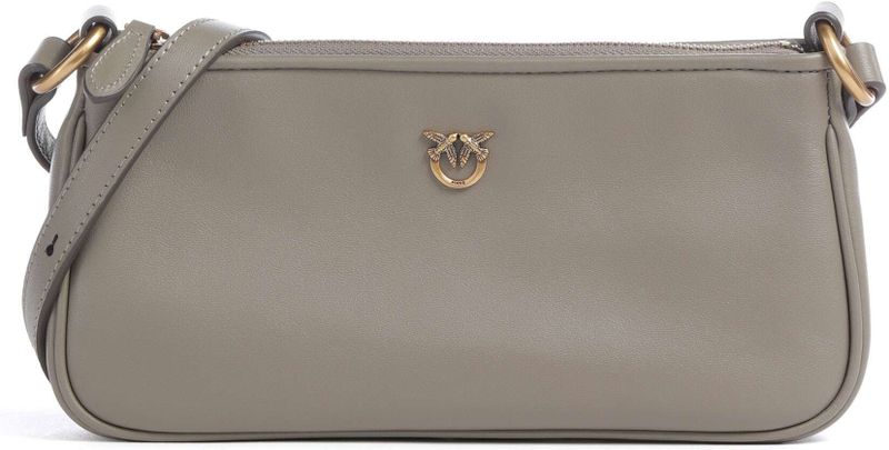 Pinko Half Moon Crossbody tas grijs