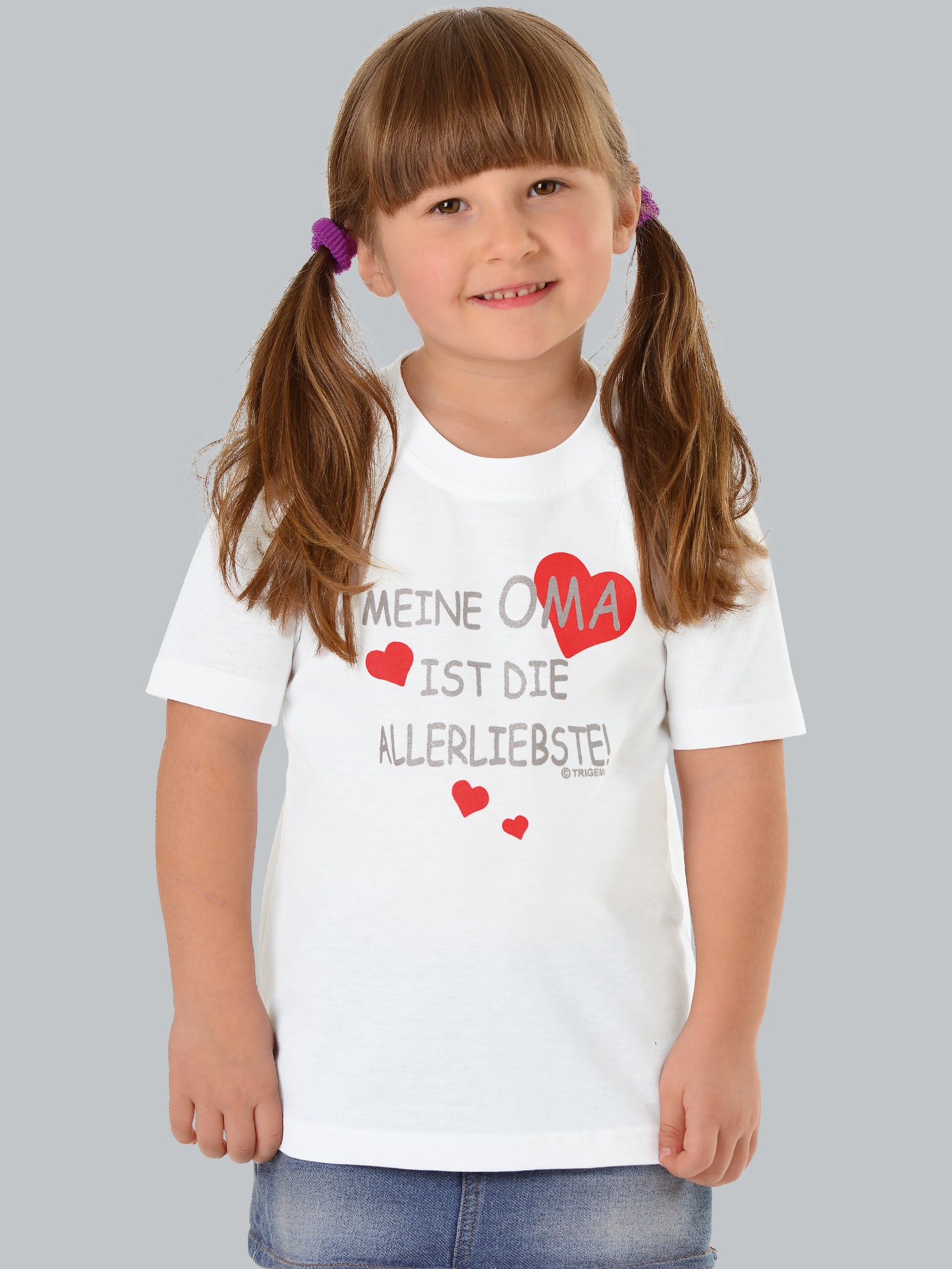 T-Shirt Omas Liebling Weiss