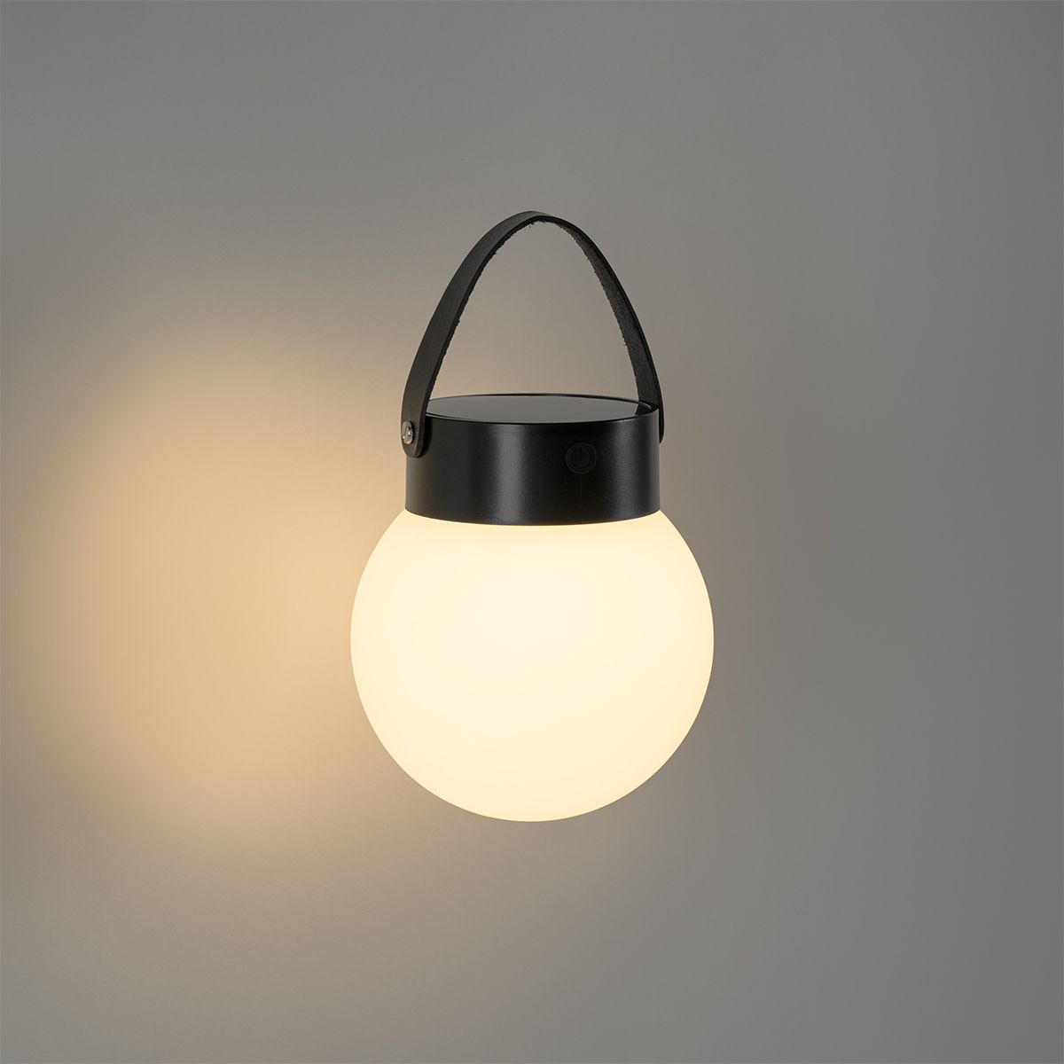 Buiten hanglamp zwart incl. LED 3-staps dimbaar solar - Cornelia