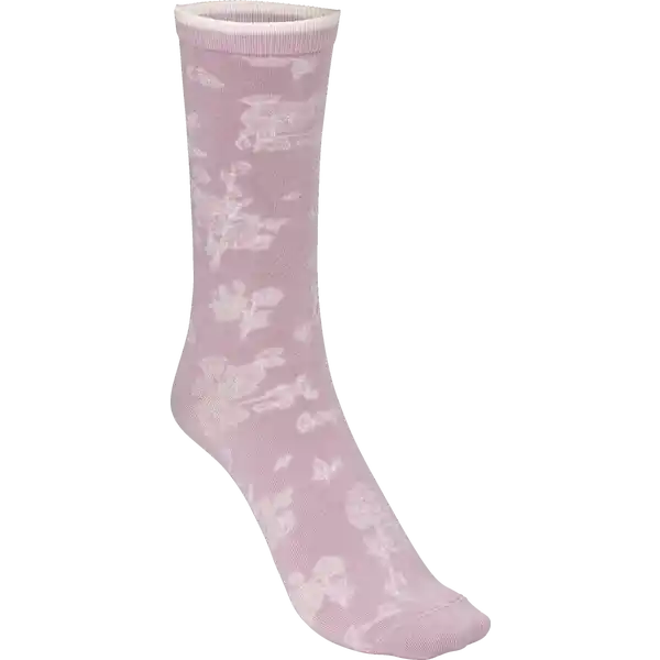 Jacquard  /  Floral Socke rosa Gr. 39 / 42
