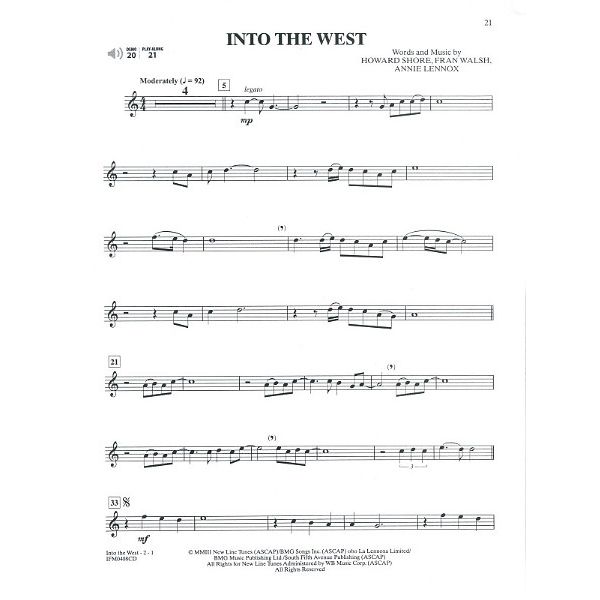 Alfred Music Publishing Lord Of The Rings 1-3 Trumpet