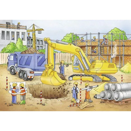 Ravensburger Puzzle Vorsicht Baustelle, 2 x 24 Teile