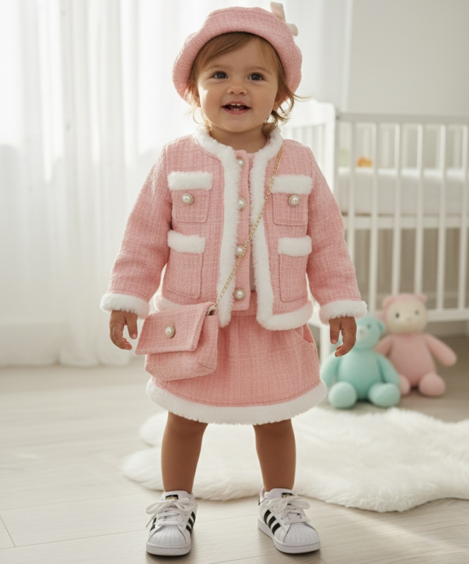 Luxury Baby Tweed Look