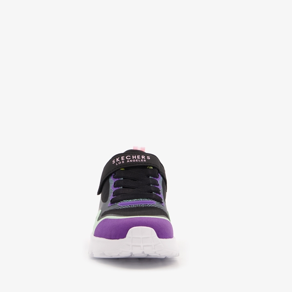 Skechers Uno Lite meisjes sneakers paars zwart