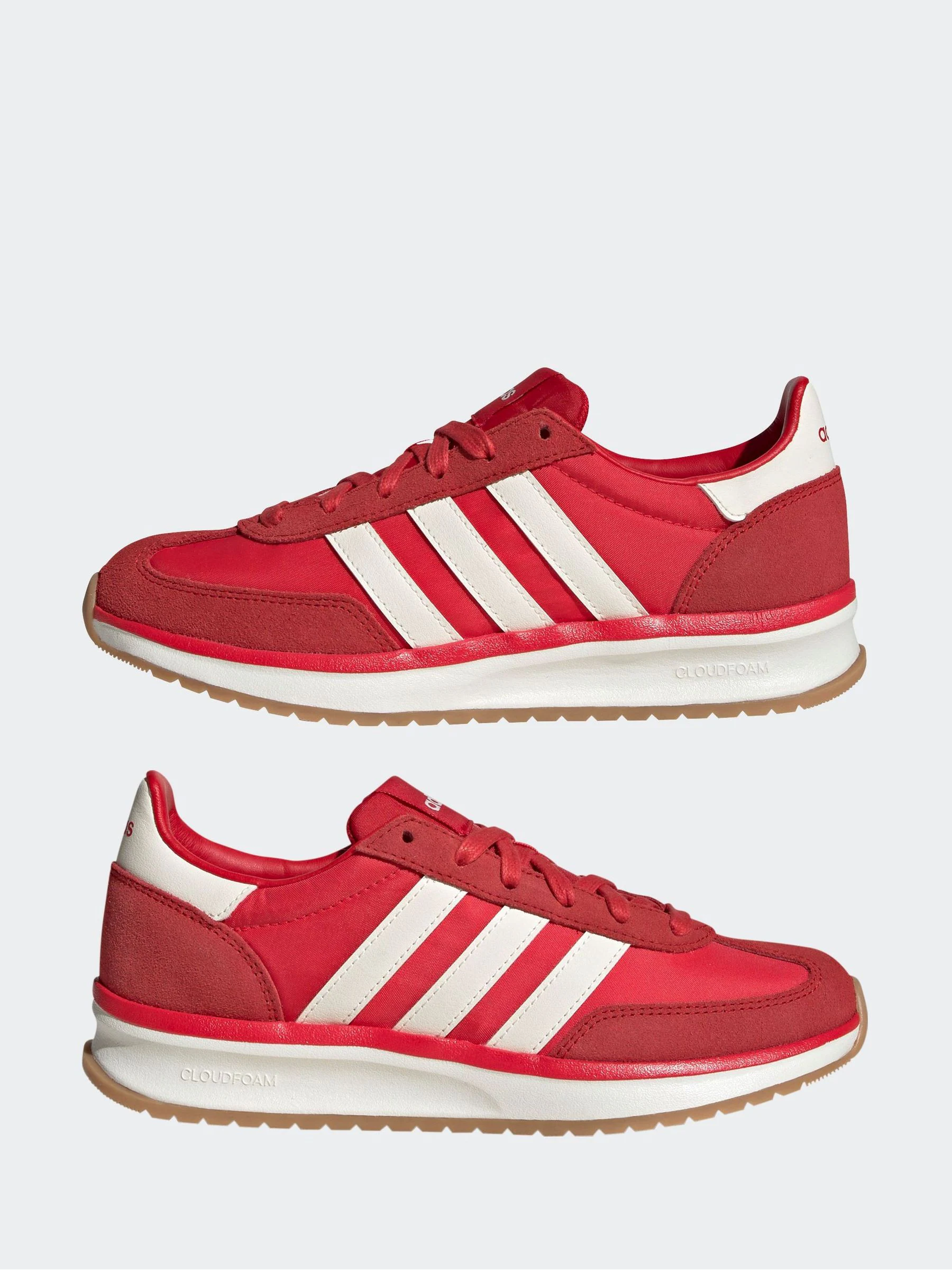 Donkerrood - Adidas - 70s hardloopsneakers