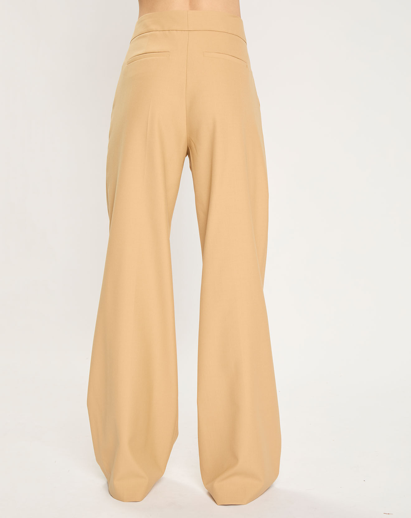 Zapa Pantalon en Laine mélangée Pervenche noisette