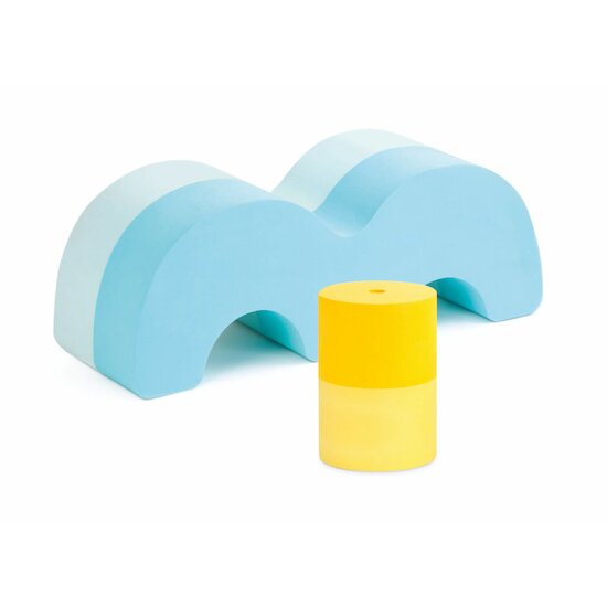 Modules de motricité   Bleu / Jaune        de               Ludi