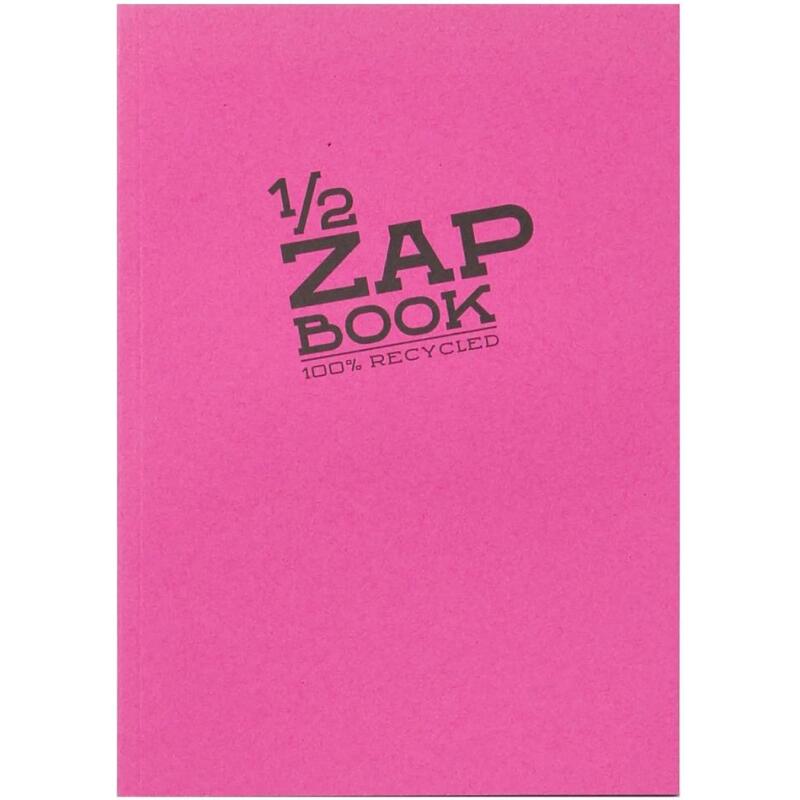 1/2 Zap Book carnet collé 80F A5 80g - Aléatoire