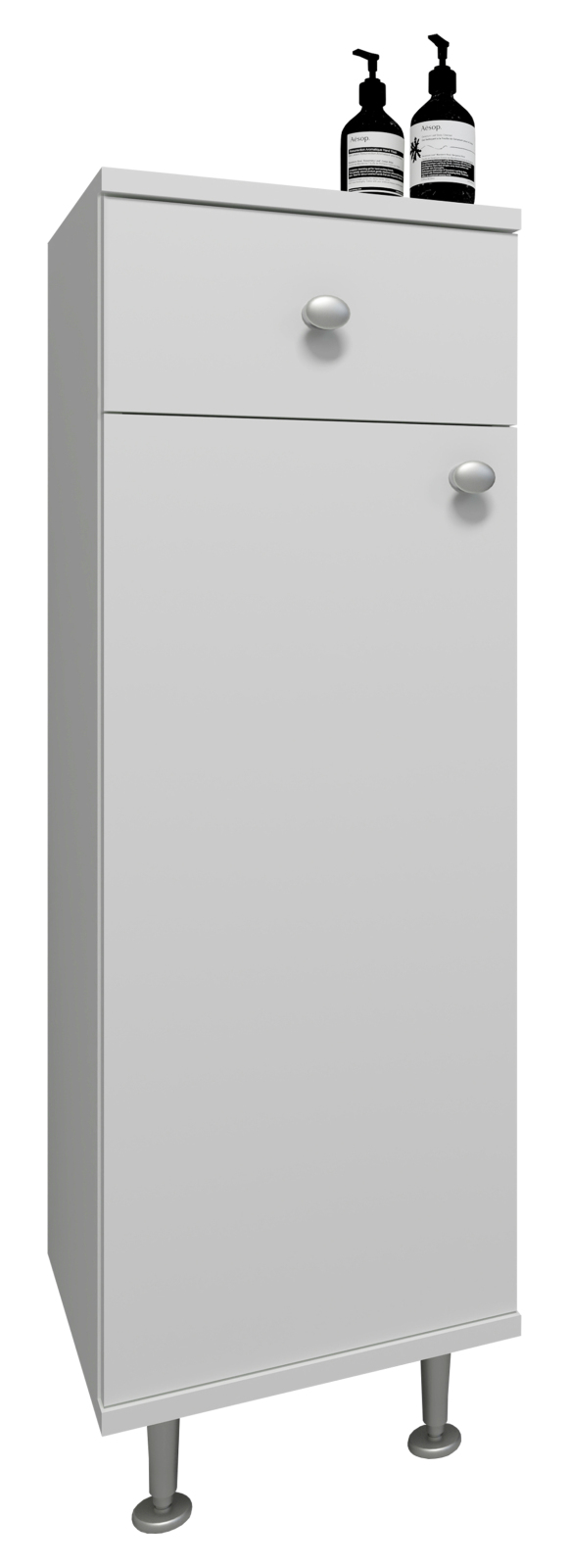 Midischrank NILOSI - weiß - 30 cm breit