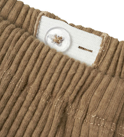 Lil' Atelier Hosen - Rib - NbmRajo - Versteinert Oak