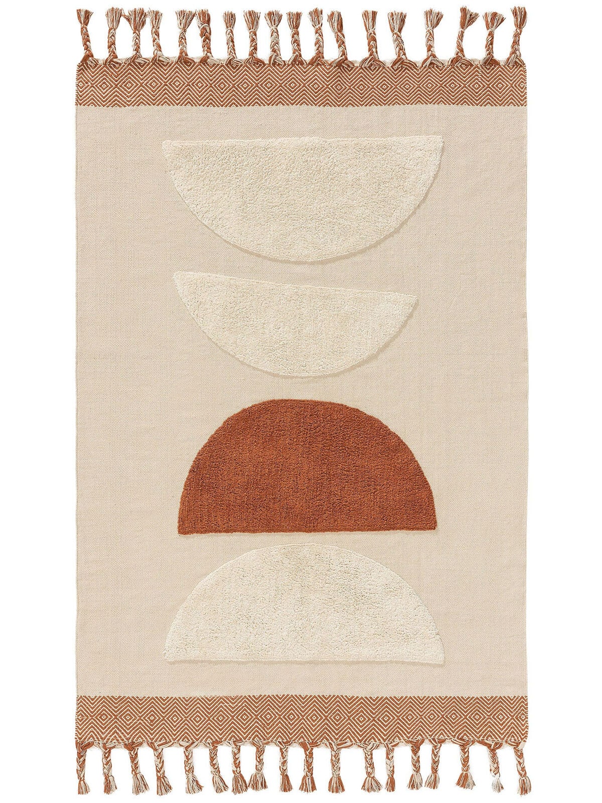 benuta POP Teppich GIBSON 120 x170 cm beige-orange