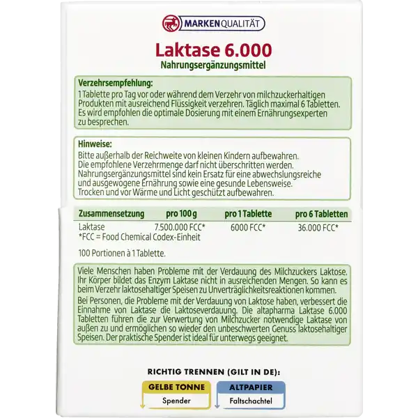 Laktase 6.000