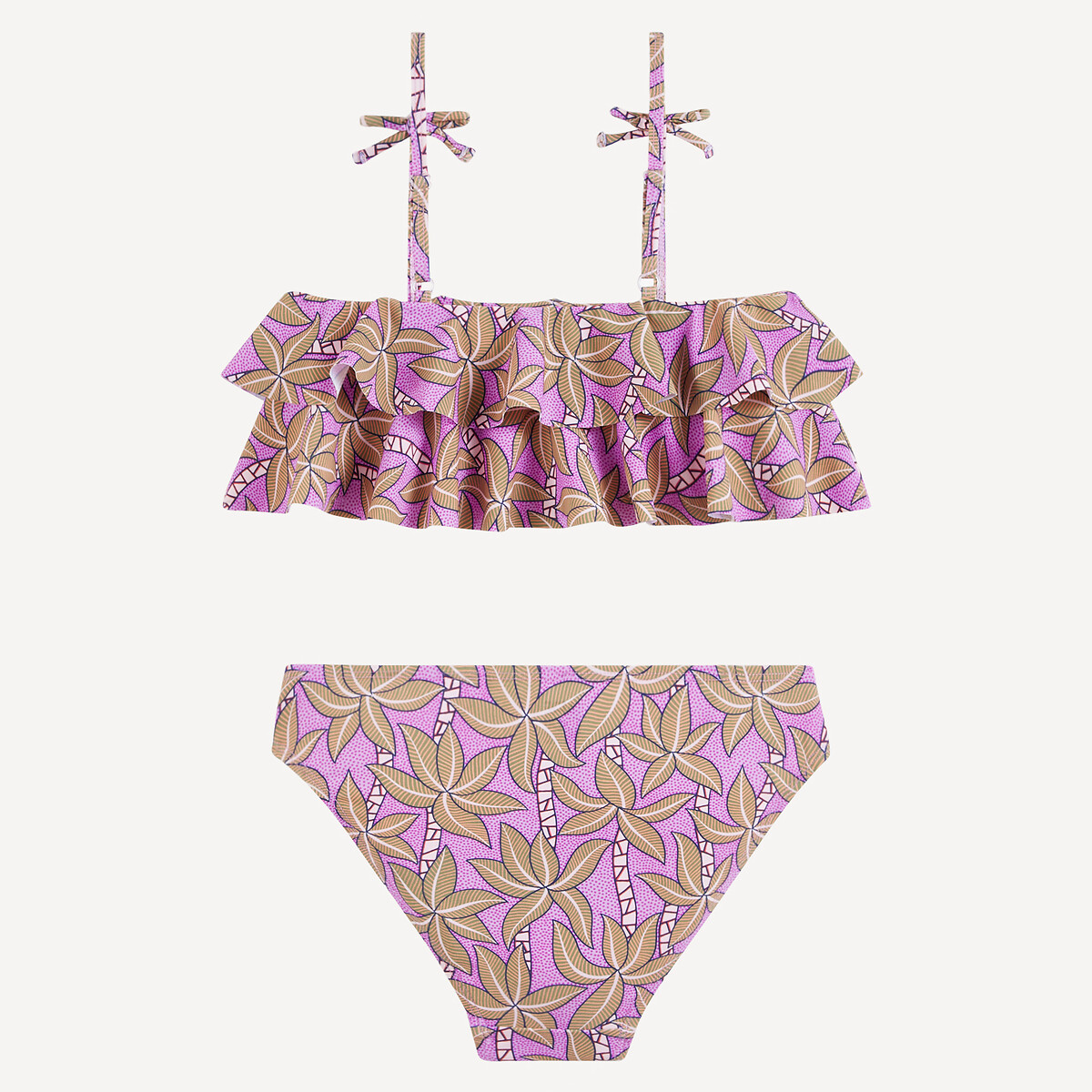 COLEÇÕES LA REDOUTE<br>Biquíni estampado floral, 2 peças