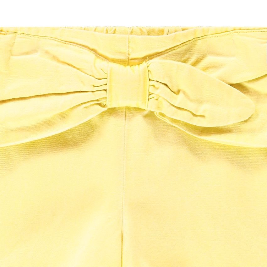 Short en tencel coloré pour fille - Jaune