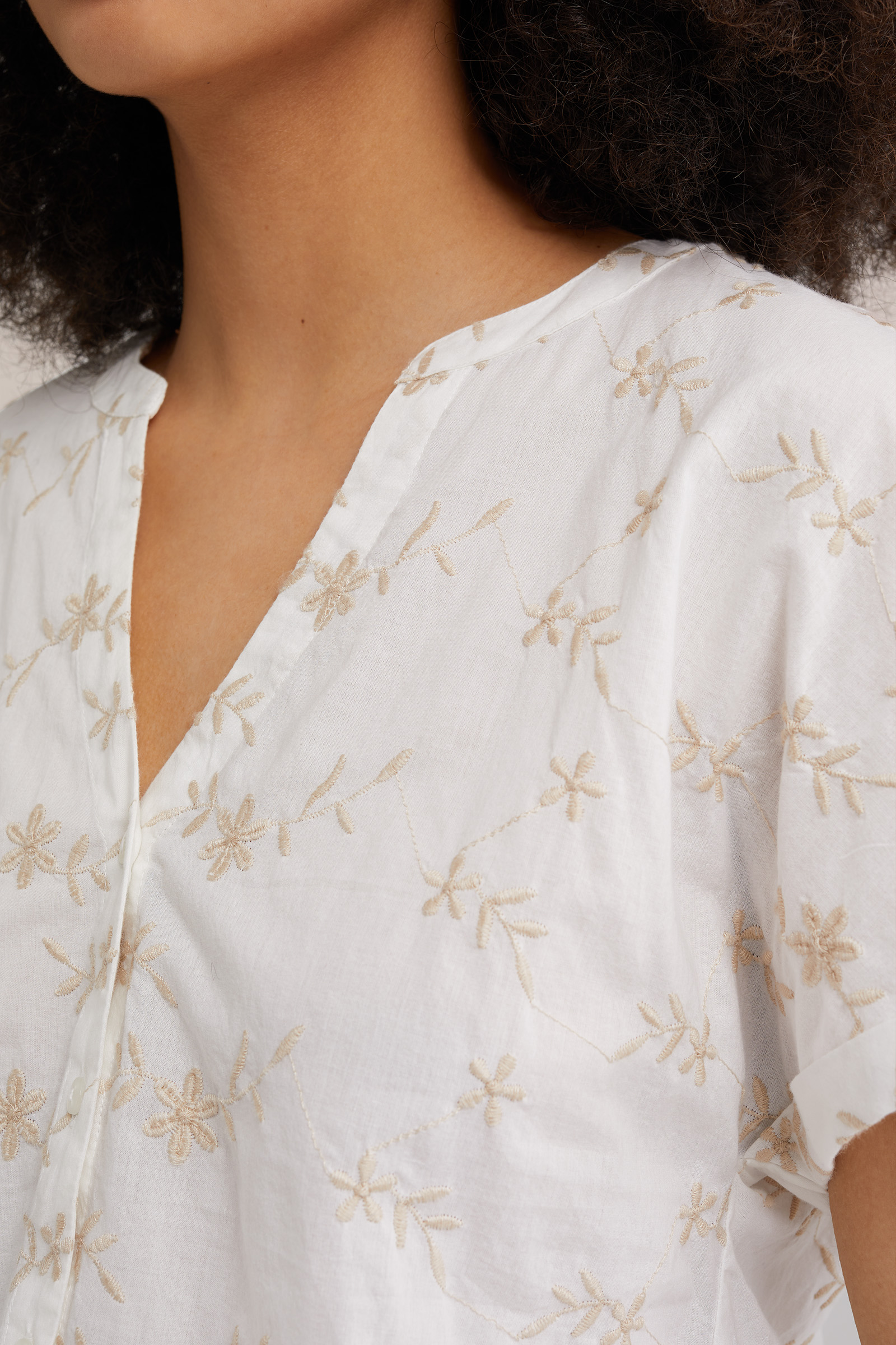 blouse met embroidery WE Fashion Wit
