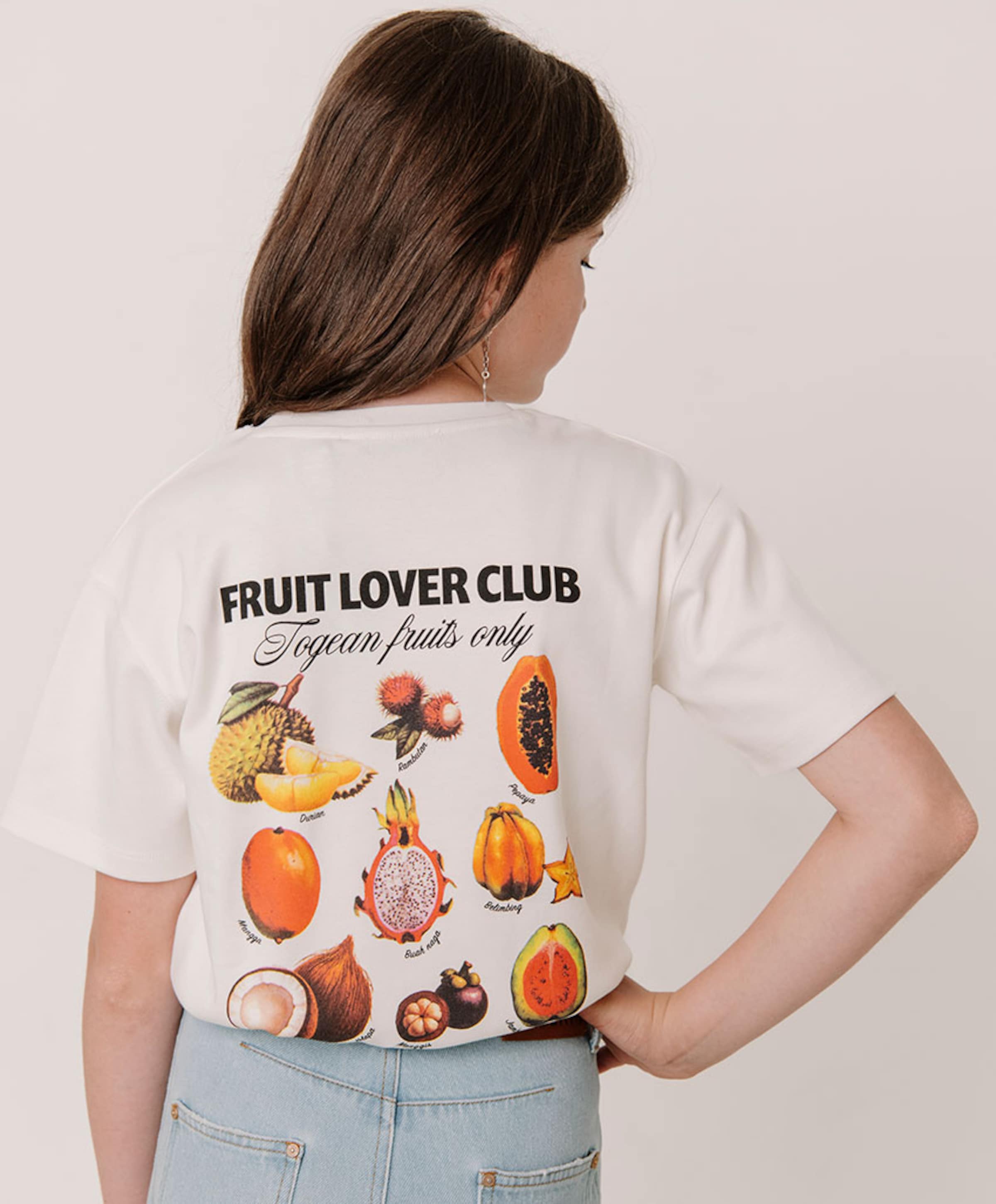 Frankie & Liberty Meisjes T-shirt ecru