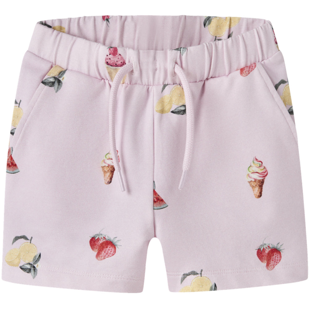 Køb Name It Cradle Pink Nmfjovina Sweat Shorts Unb Box