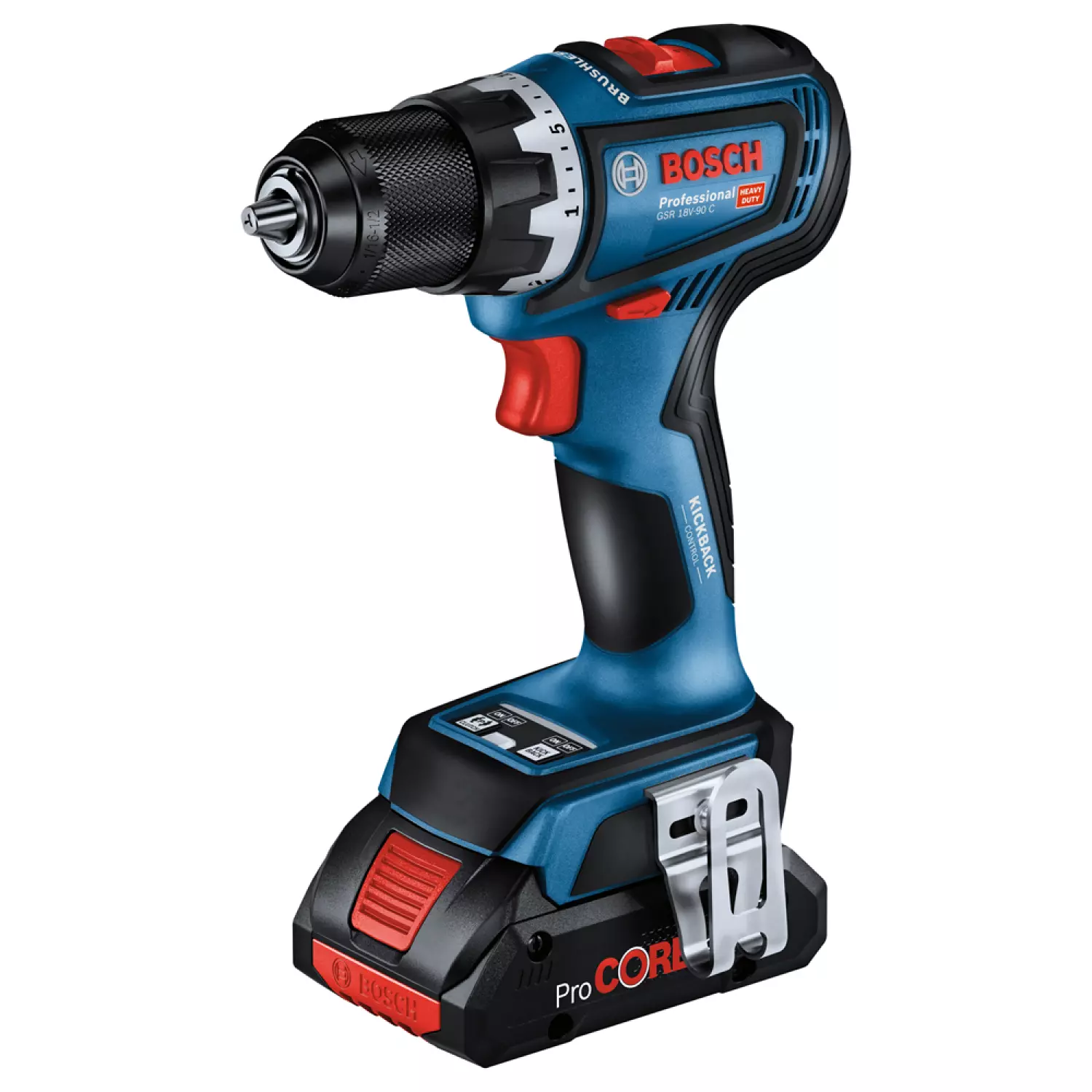 Bosch GSR 18V-90 C 18V Li-ion Accu schroefboor set (2x 4.0Ah) in L-Boxx - 64 Nm