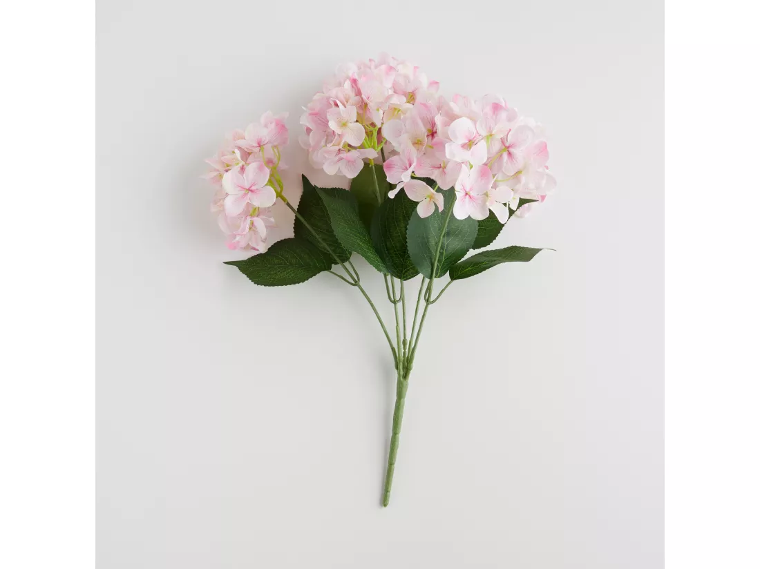 Bouquet Hortensio Rose Moyen 22 x 6 x 45