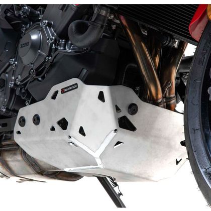 Sabot moteur SW-MOTECH ALUMINIUM - Gris