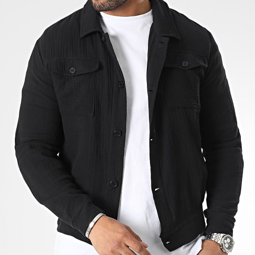 Chemise Manches Longues Noir